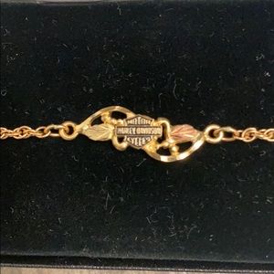 Harley Davidson Black Hills Gold anklet